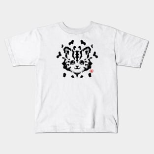 Cat Rorschach Test by Tobe Fonseca Kids T-Shirt